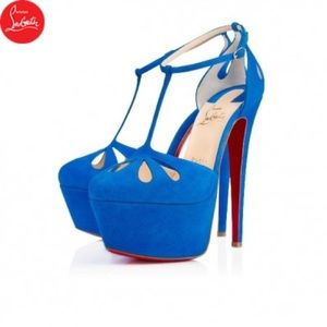 Amyada 160 Suede T-Strap Louboutins